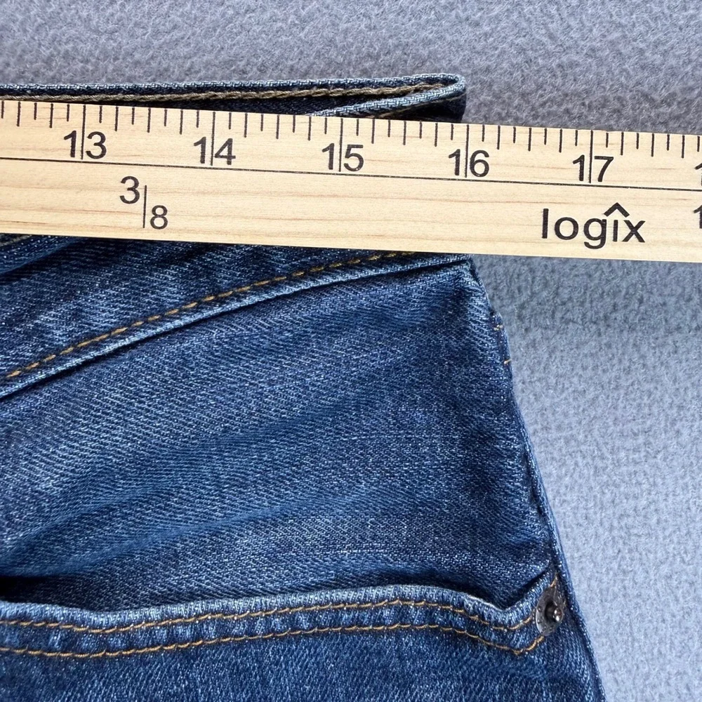 Levi Jeans Mens 32x32 Blue 505 Straight Fit Denim Classic Workwear Casual